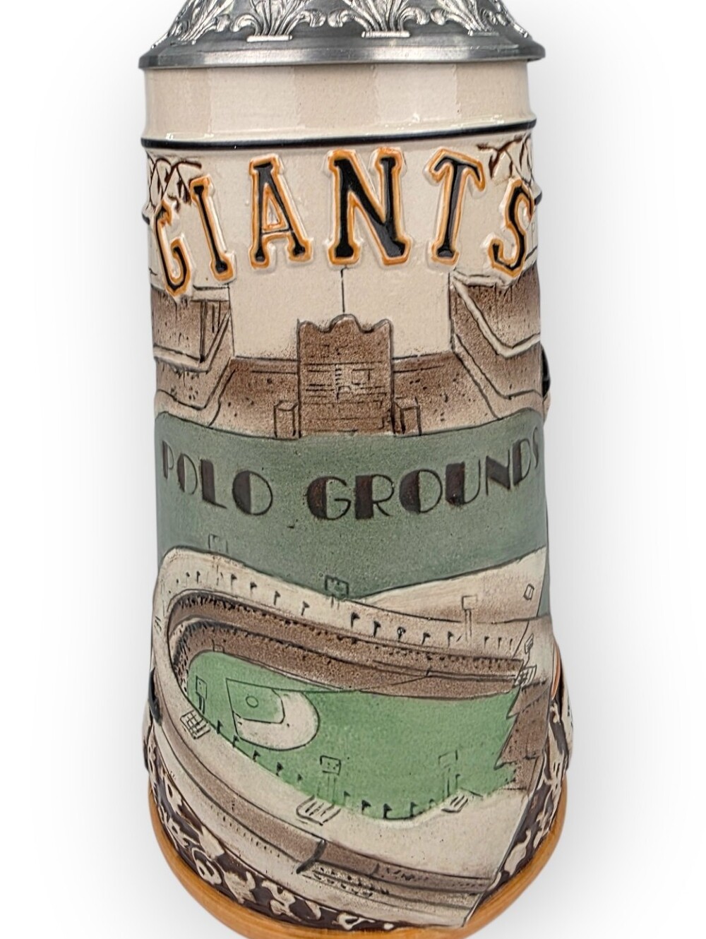 Vintage 1994 New York Giants Cooperstown Collection Polo Grounds Lidded Stein